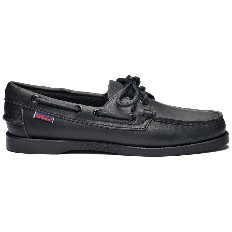 Sebago Be Docksides Portland Vrouw-zwart