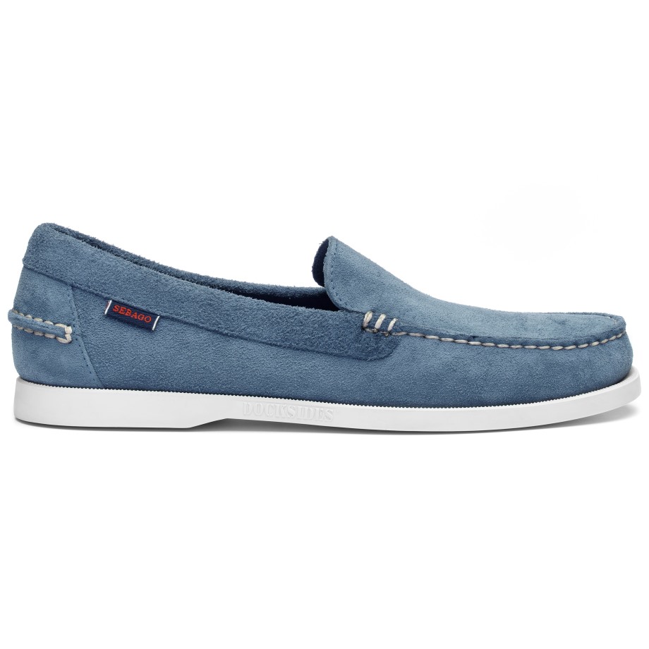 Sebago Be Frank Boat Roughout-indigo