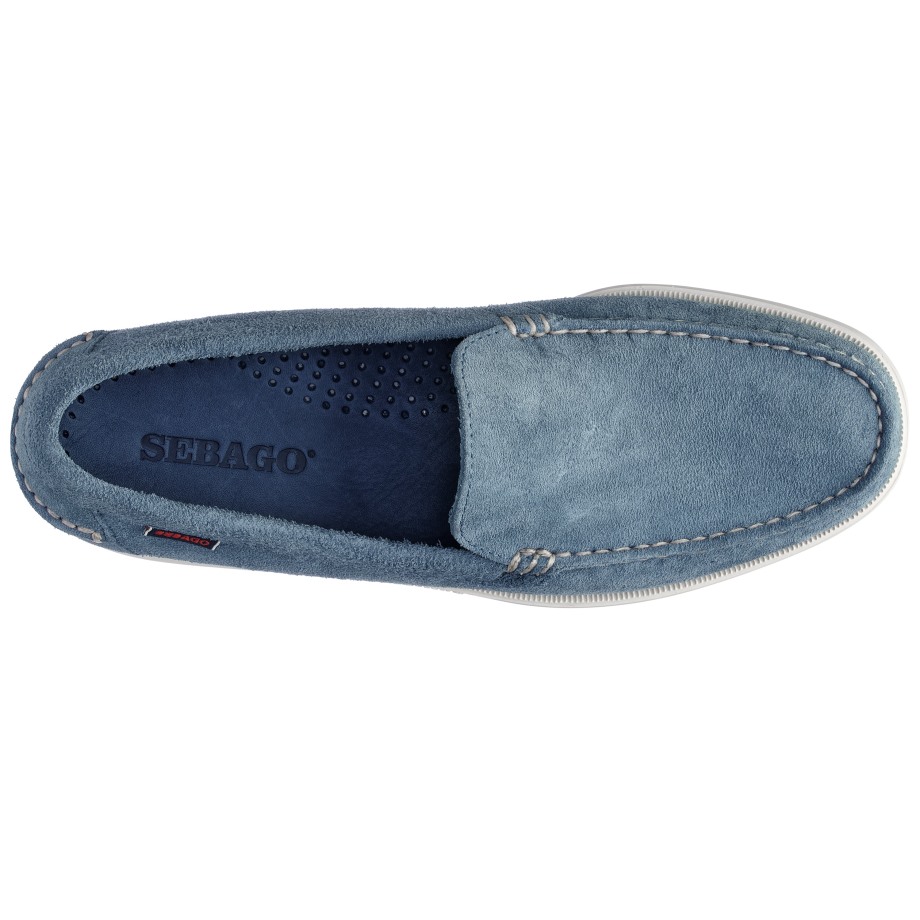 Sebago Be Frank Boat Roughout-indigo