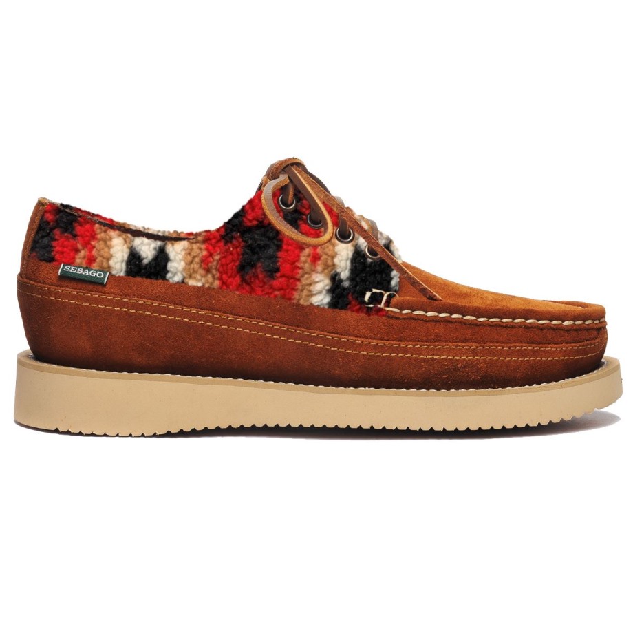 Sebago Worden Makwa Aztec-cognac & Geweven