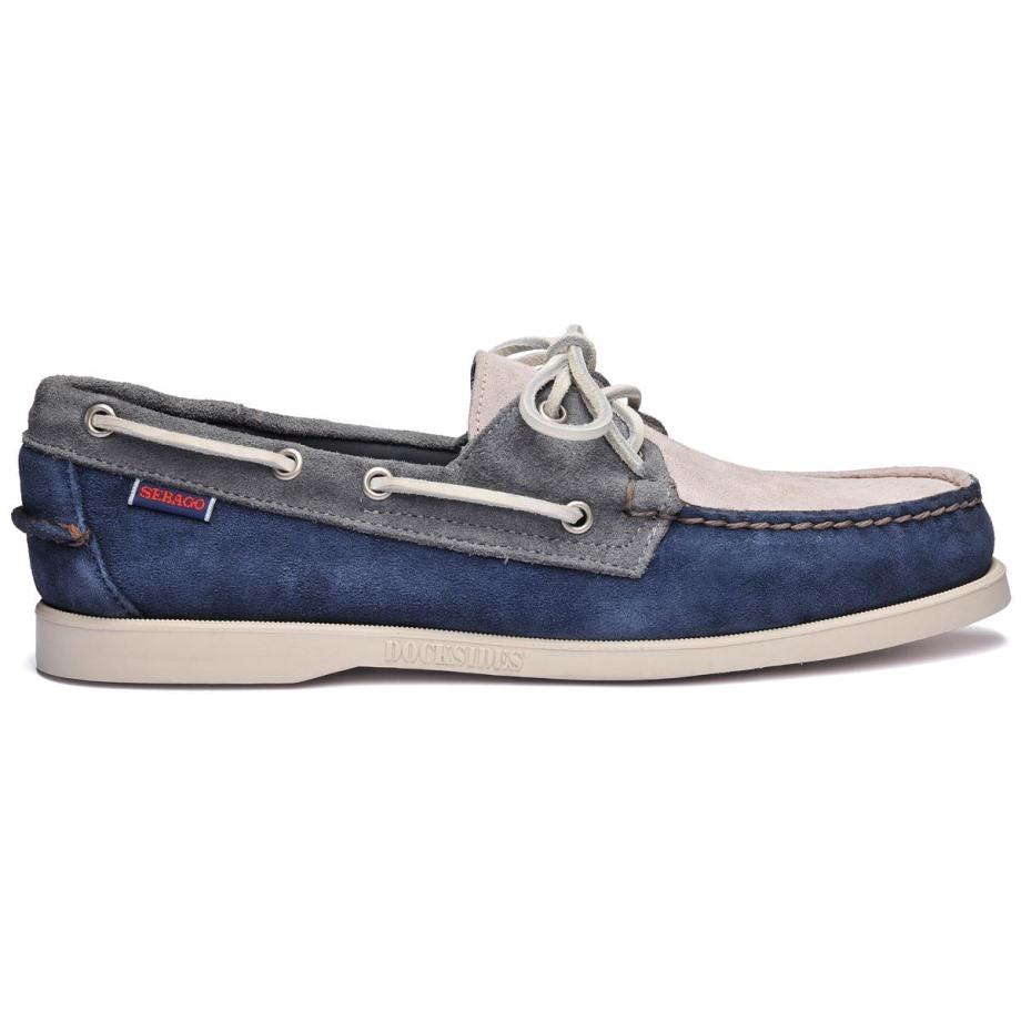 Sebago Be Portland Fok-navy & Donkergrijs & Leisteen