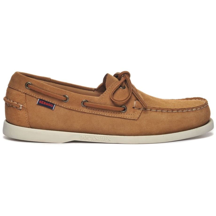 Sebago Be Portland Roughout-cognac