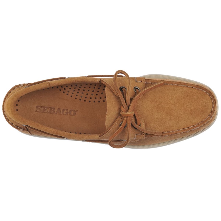Sebago Be Portland Roughout-cognac