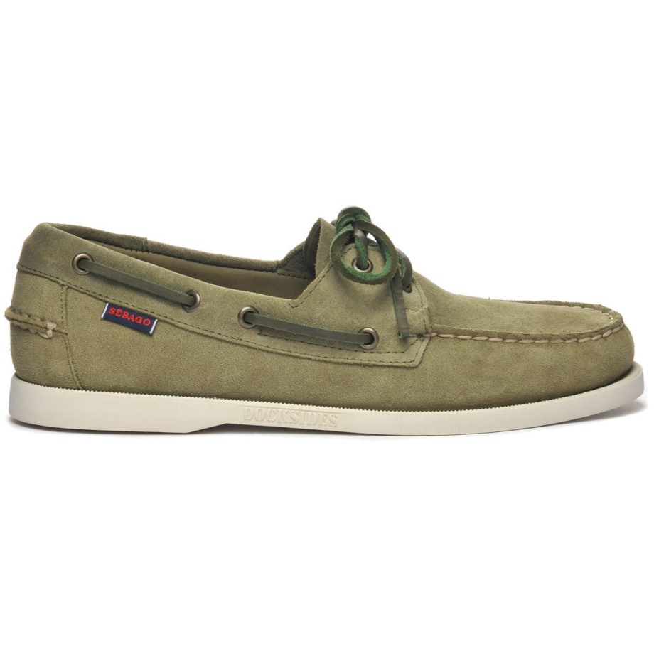 Sebago Be Portland Roughout-forest Green