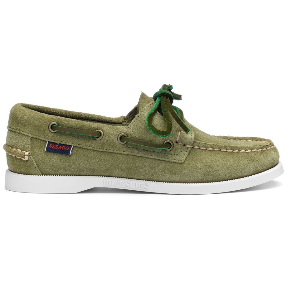 Sebago Be Portland Roughout Woman-forest Green