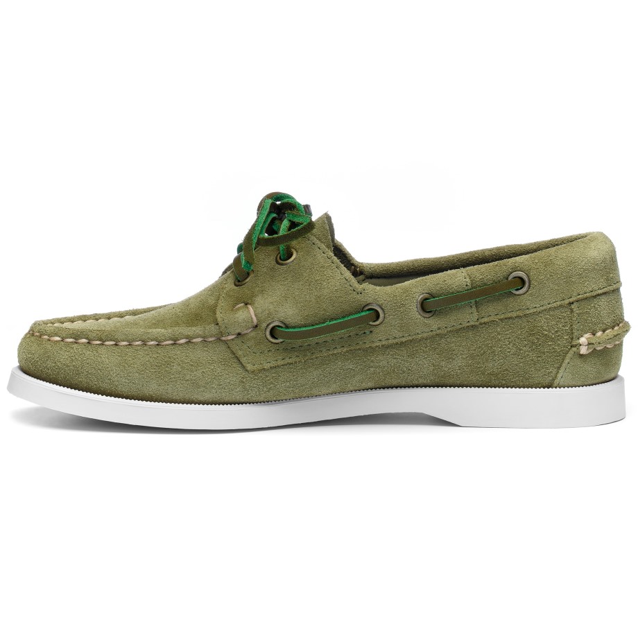 Sebago Be Portland Roughout Woman-forest Green