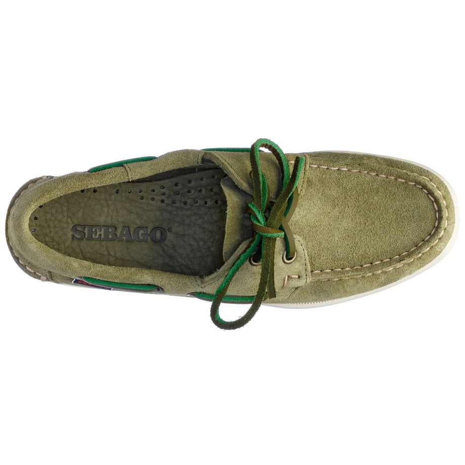 Sebago Be Portland Roughout Woman-forest Green