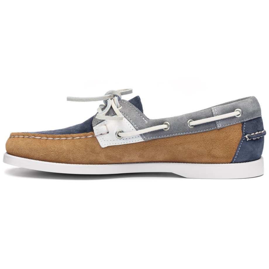 Sebago Be Rossisland Jib-cognac & Denim & Leisteen & Wit